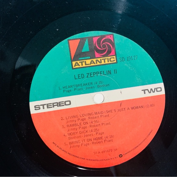 LED ZEPPELIN - Led Zeppelin II 2 (1969 Presswell) - 12" Vinyl Record LP - Picture 11 of 15